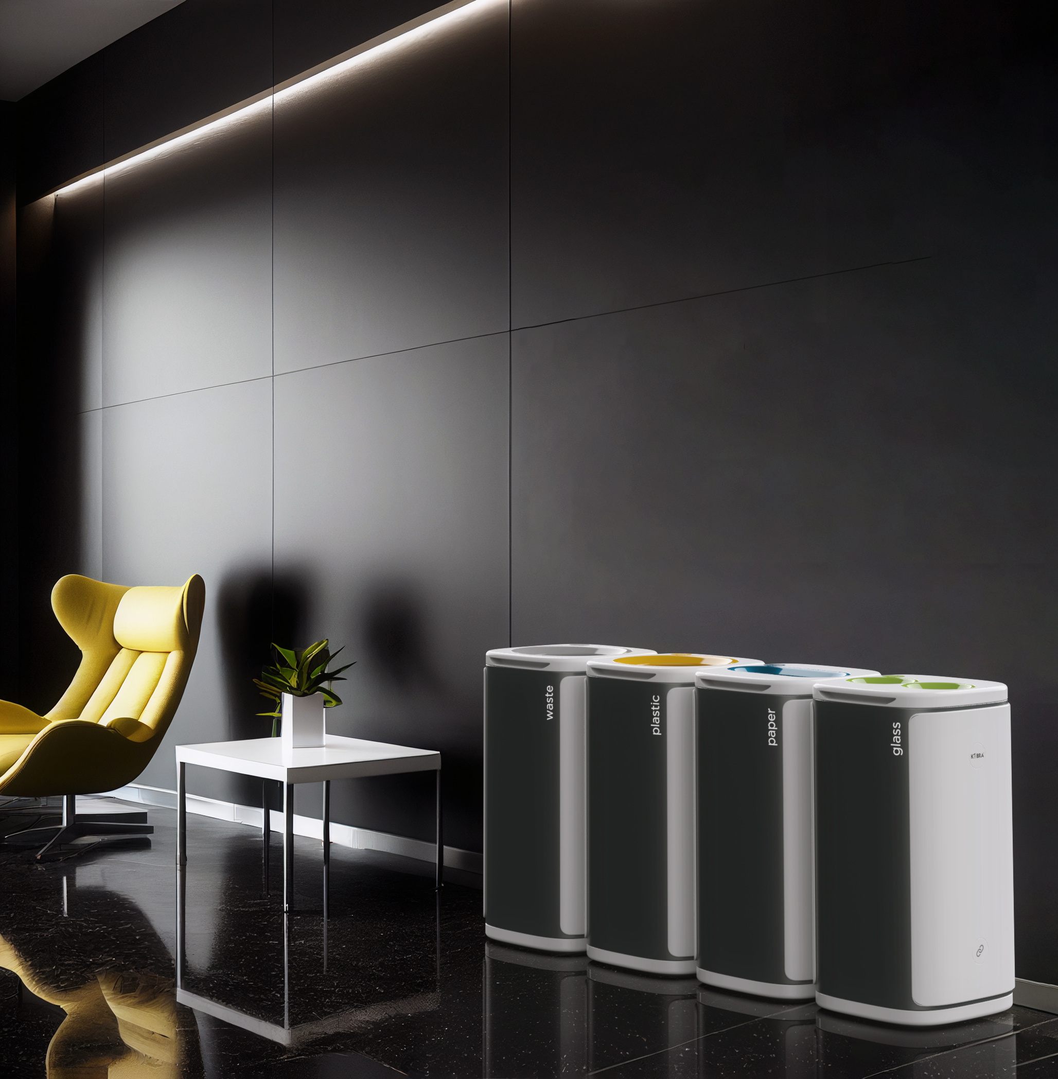 Källsorteringskärl avfall MBG Wastee 