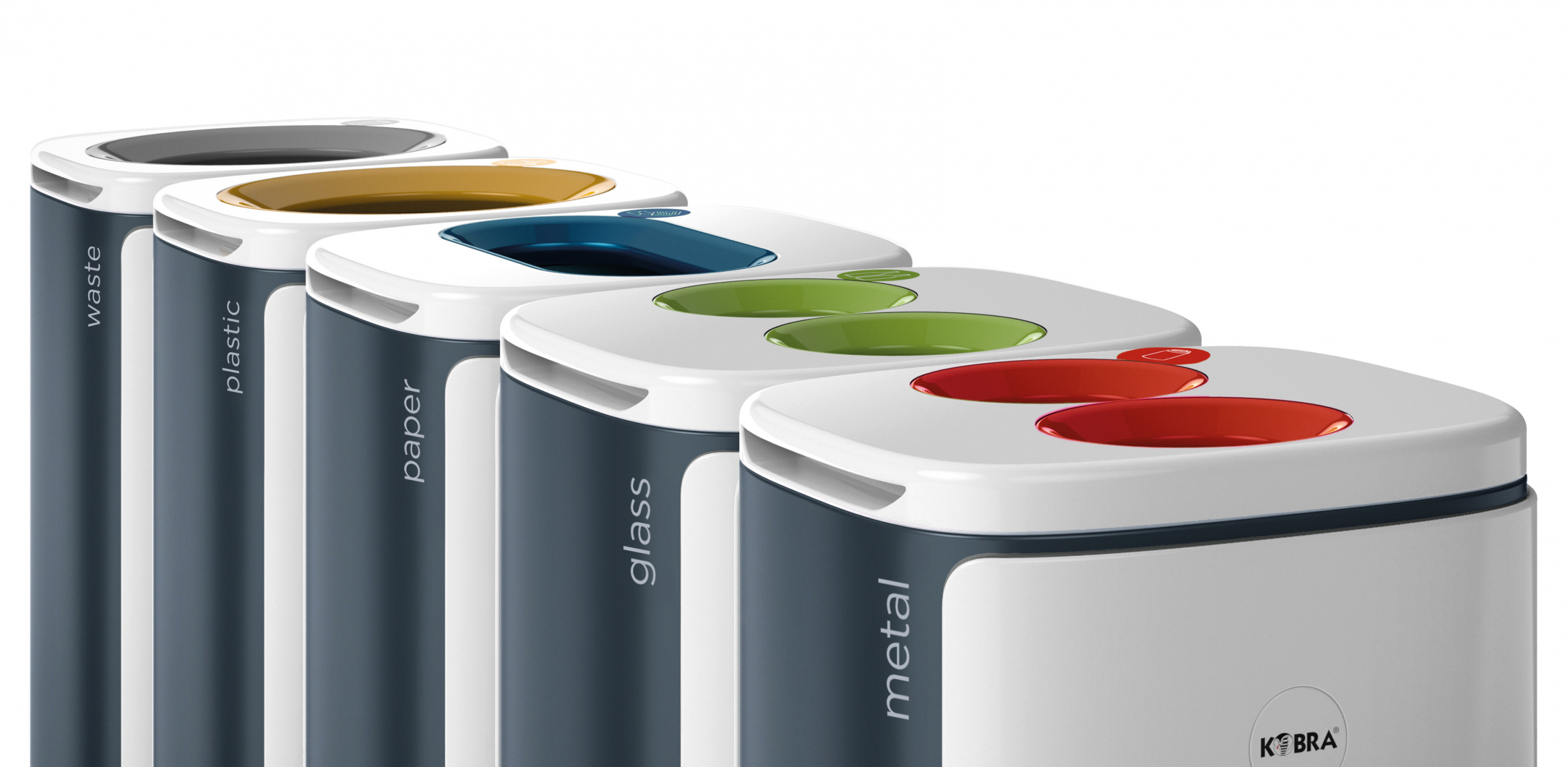 Källsorteringskärl MBG Wastee 5-pack