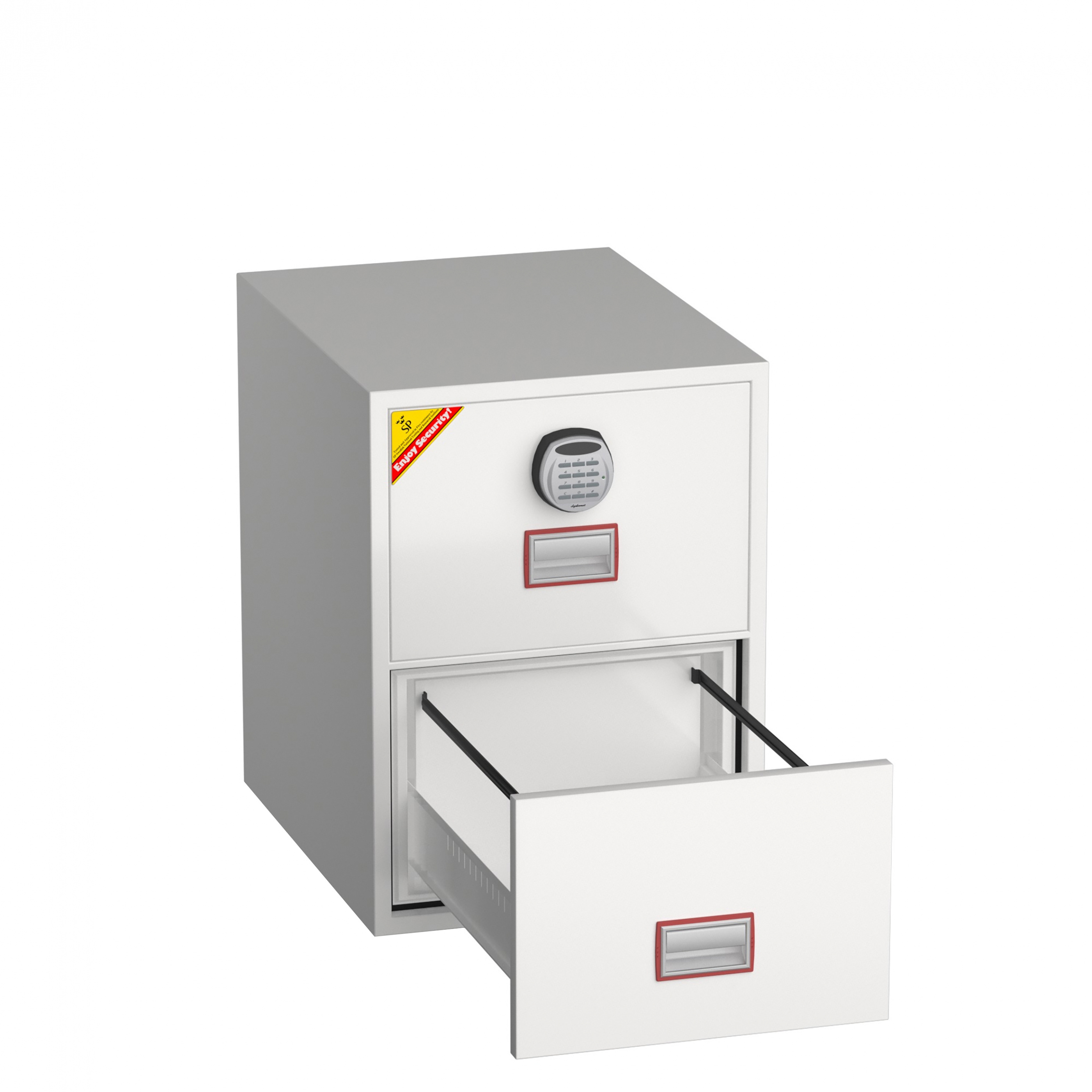 Arkivskåp MBG 2-lådigt 120P kodlås 