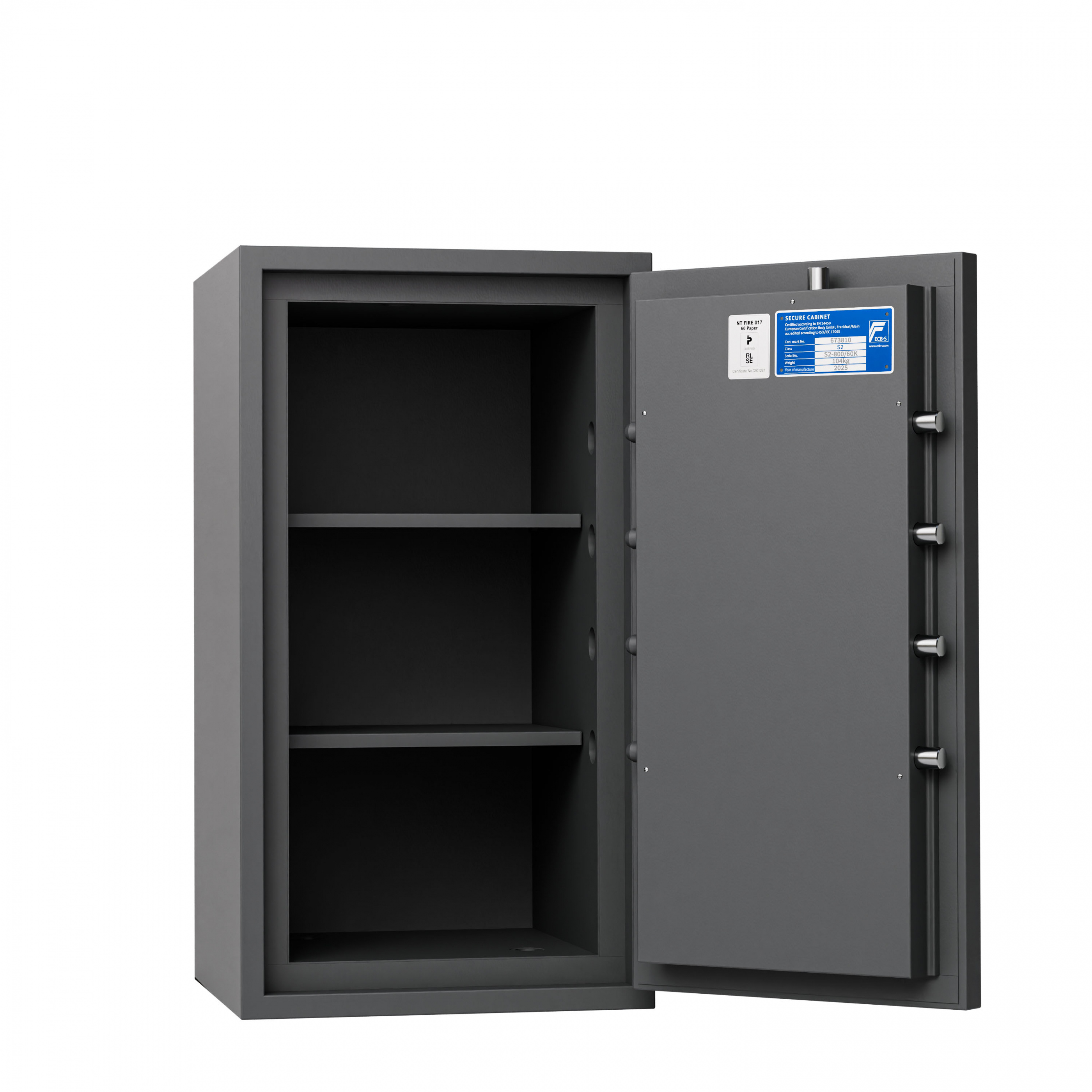 Robur Safe S2 800/60P Nyckel insida